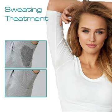 Skin treatment Sweating of Axilla and Hands 